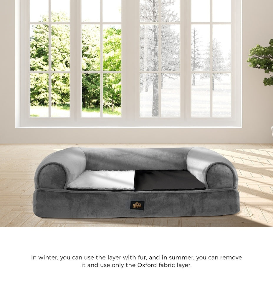 Pet Bed Memory Foam Orthopedic Removable Cover XXL