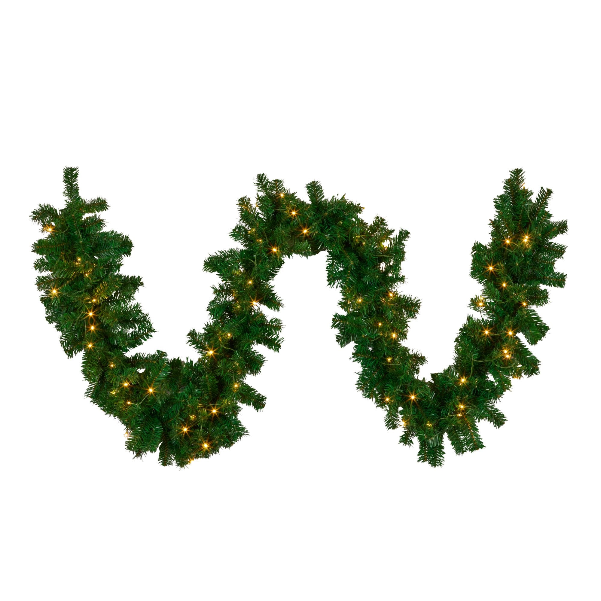 Christabelle 274cm Chadwick Green Pre-Lit Christmas Garland