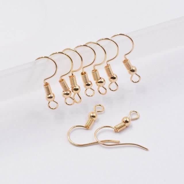 100pcs Findings Earrings Hooks Fittings Jewellery Making Supplies Accessories TheliCraft