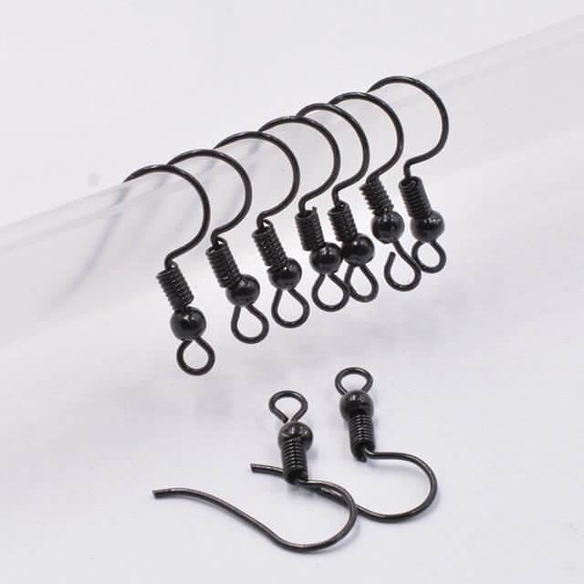 100pcs Findings Earrings Hooks Fittings Jewellery Making Supplies Accessories TheliCraft