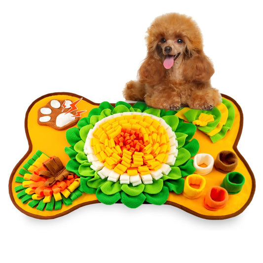 PETSWOL Pet Snuffle Mat with Puzzle for Dogs_1