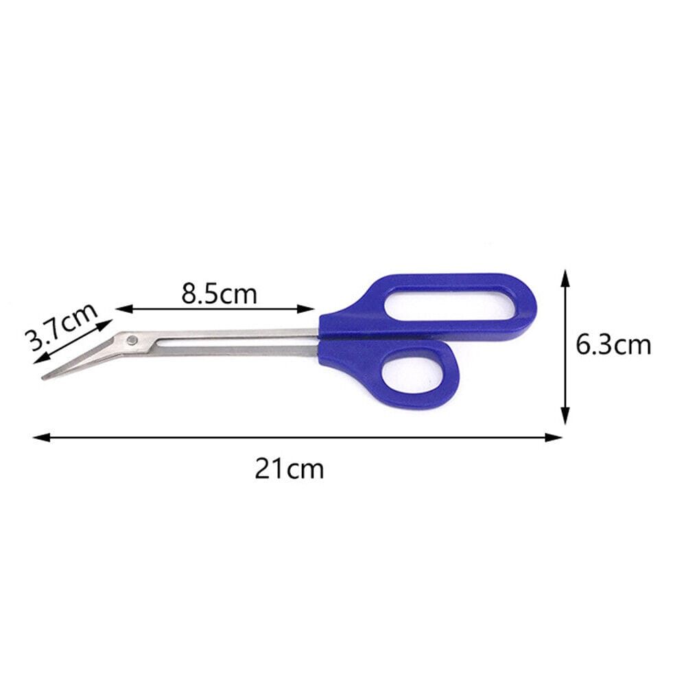 20cm Long Reach Easy Grip Toe Nail Scissor Trimmer For Disabled Manicure Pedicure TheliCraft