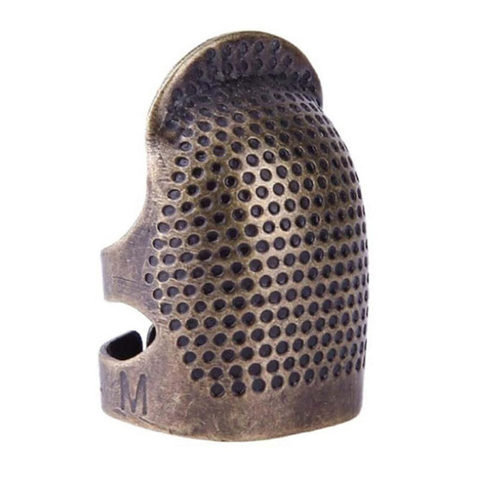 Medium size Copper Finger Protector Thimble Adjustable Fingertip Thimble for Sewing Embroide TheliCraft