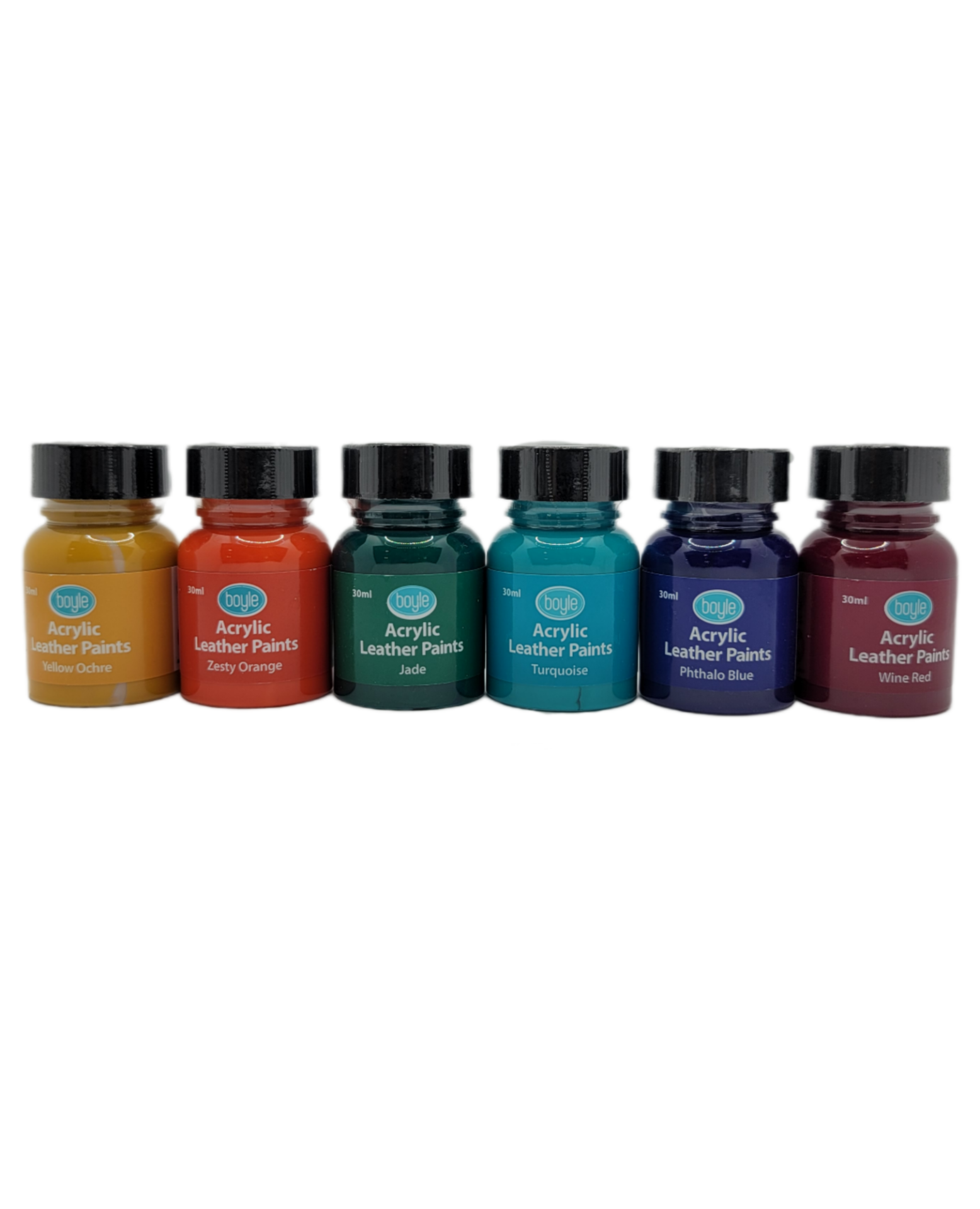 30ml Acrylic Leather Paints to customize or restore leather items look TheliCraft
