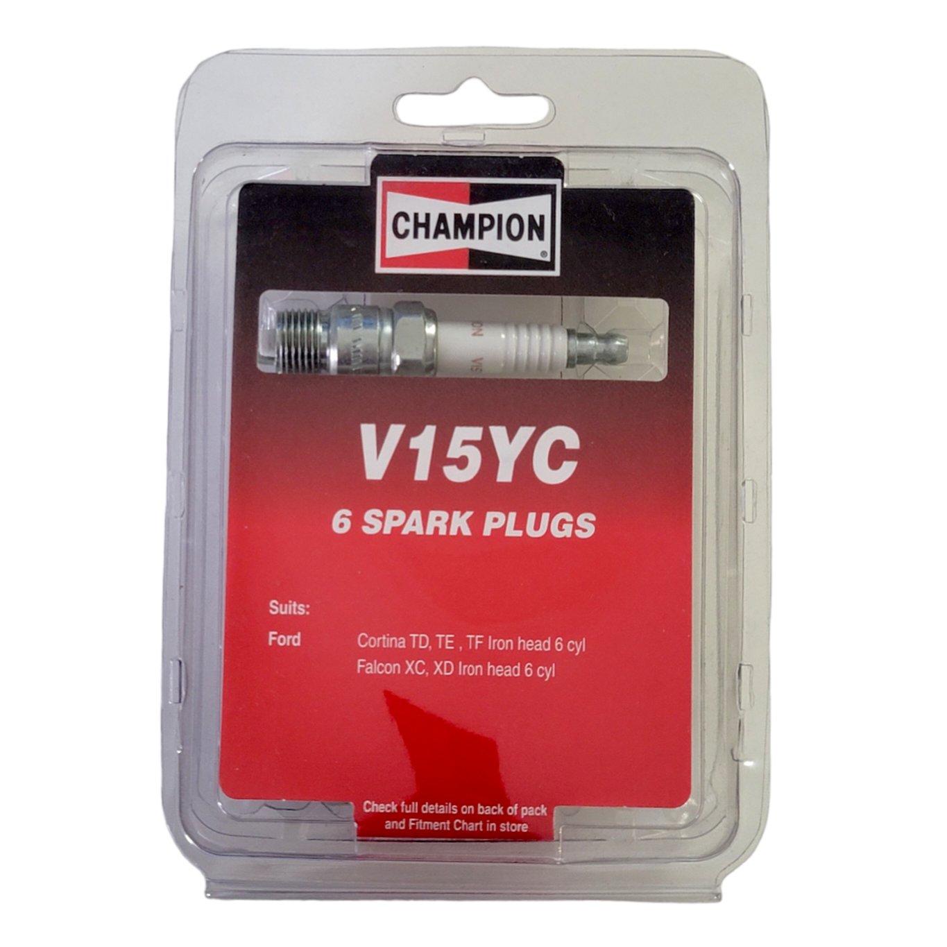 6pcs Champion Plugs Non Resistor Spark Plugs (V15YCPK6)