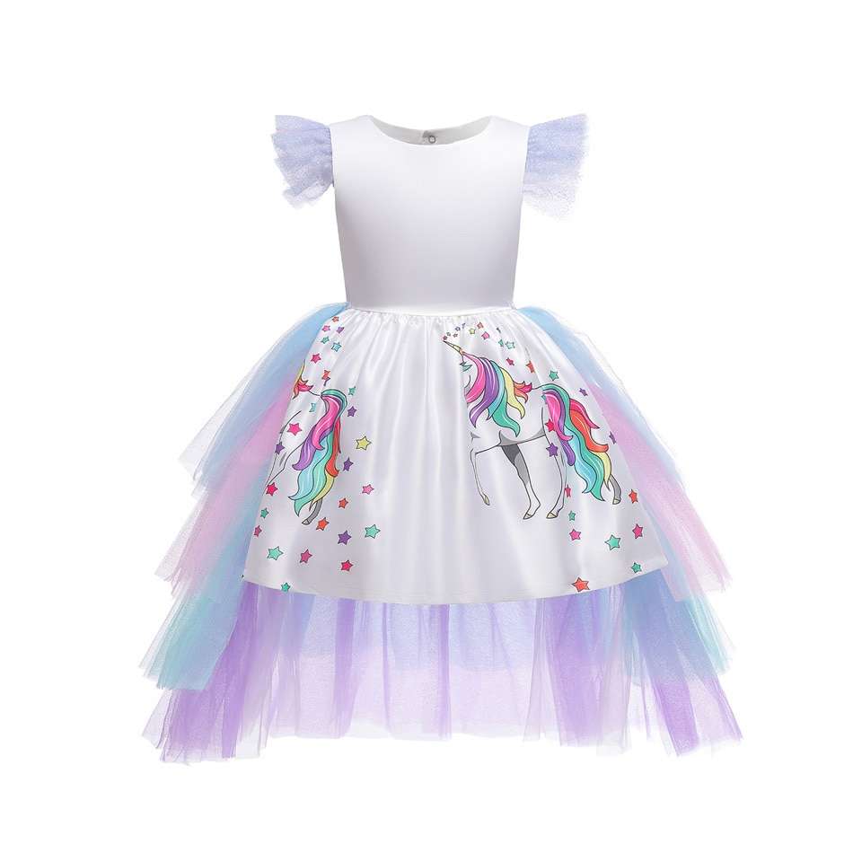 Unicorn Party Dress, Girls Unicorn Dress up, Girls Dress, Girls Birthday Dress, Unicorn Costume, Girls Unicorn Outfit, Unicorn Dress For Girls