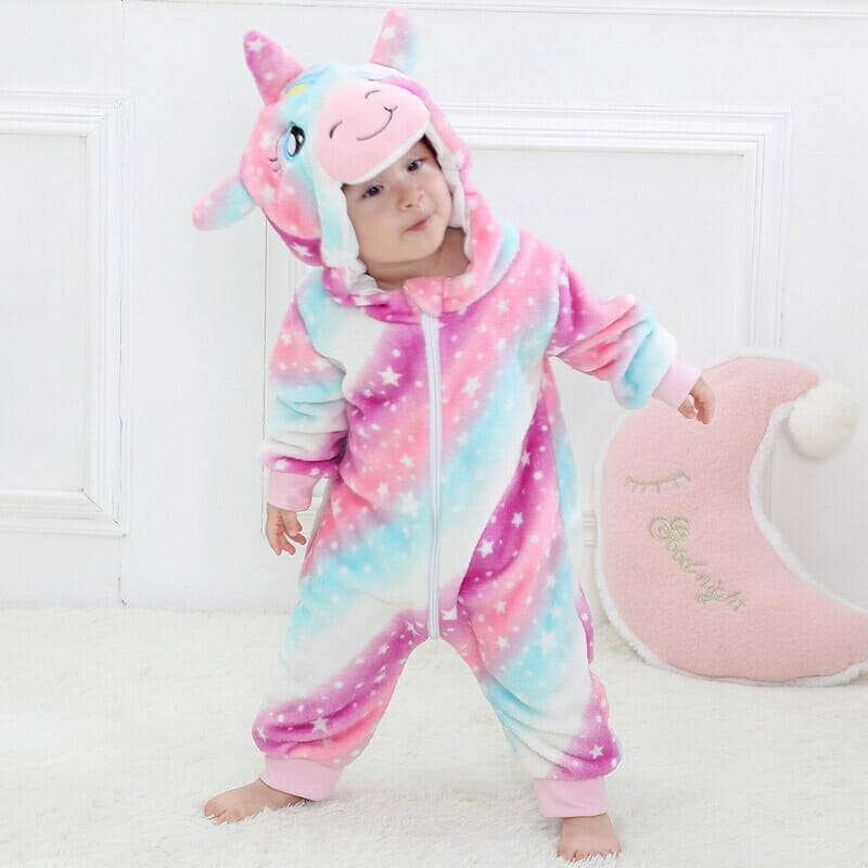 Boys and Girls bodysuit, Baby Rompers, Winter Costume, Cosplay Costume, animal Costumes, Kids Overall Animals monkey Unicorn tiger