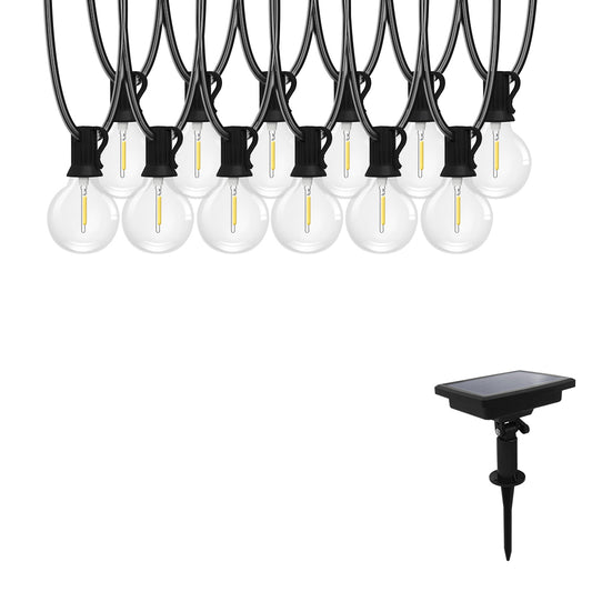 LUMIRO 12-Bulb Solar Patio String Lights | Multiple Modes_0