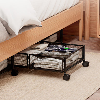 STORFEX Under-the-Bed Storage Organizer with Wheels_3