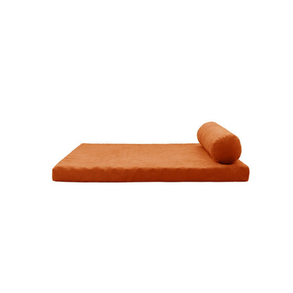 PETSWOL Removable and Washable Dog Sofa Bed-Orange