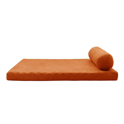 PETSWOL Removable and Washable Dog Sofa Bed-Orange