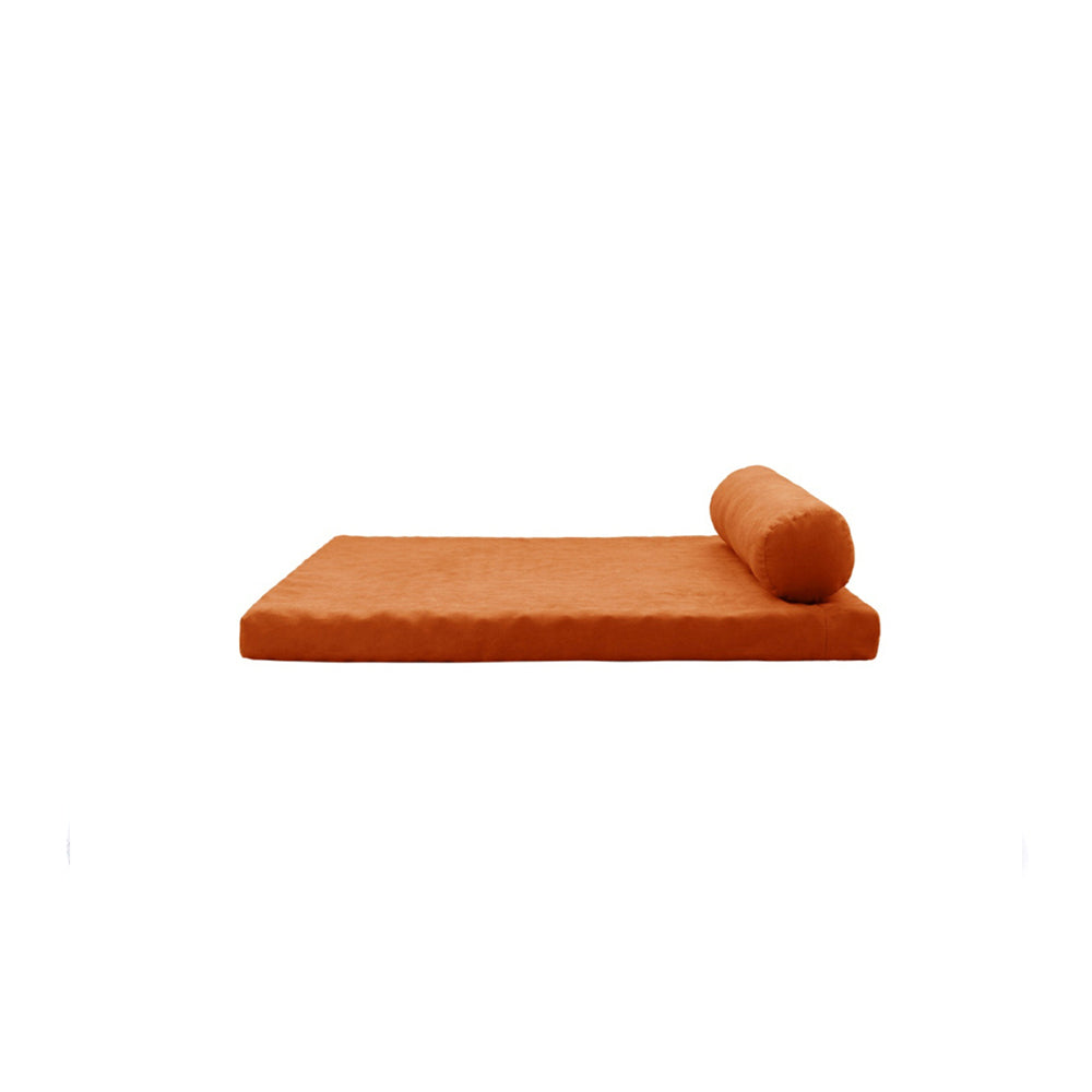 PETSWOL Removable and Washable Dog Sofa Bed-Orange