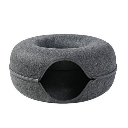 Detachable Donut Shape Pet Bed Cat and Dog Washable