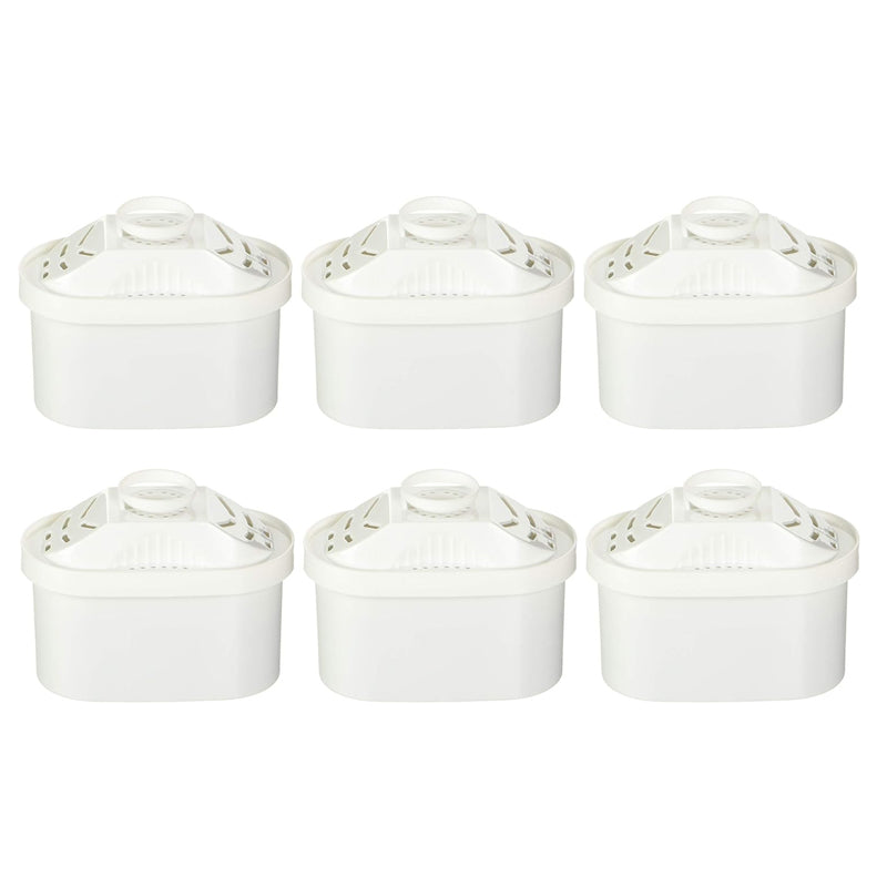 Pack of 6 Water Filter Pitcher Replacements Water Jar Cartridge Refills