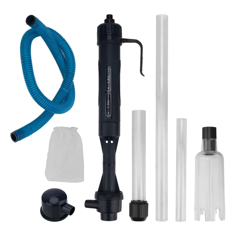 Fish Tank Cleaner Electric Gravel Vacuum Siphon Kit- Battery Powered