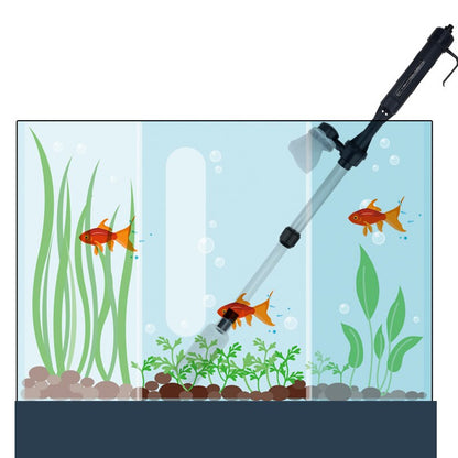 Fish Tank Cleaner Electric Gravel Vacuum Siphon Kit- Battery Powered