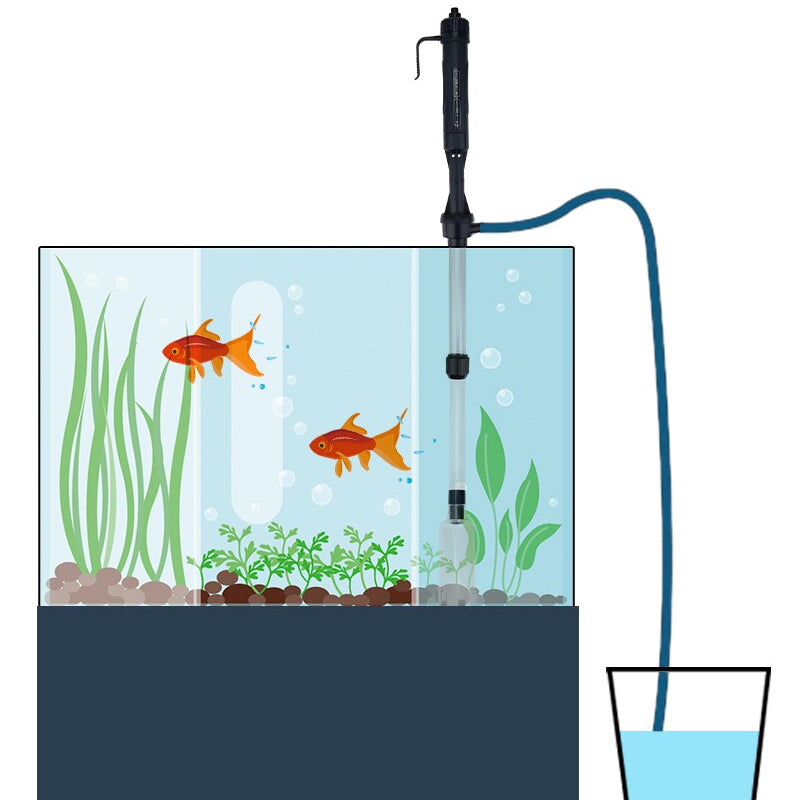 Fish Tank Cleaner Electric Gravel Vacuum Siphon Kit- Battery Powered