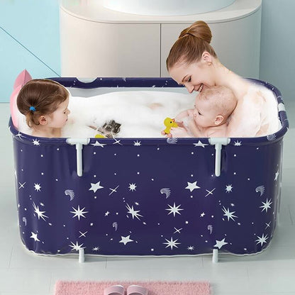 Portable Soaking Bath Tub Adult Dipping Barrel Bathroom Accessory