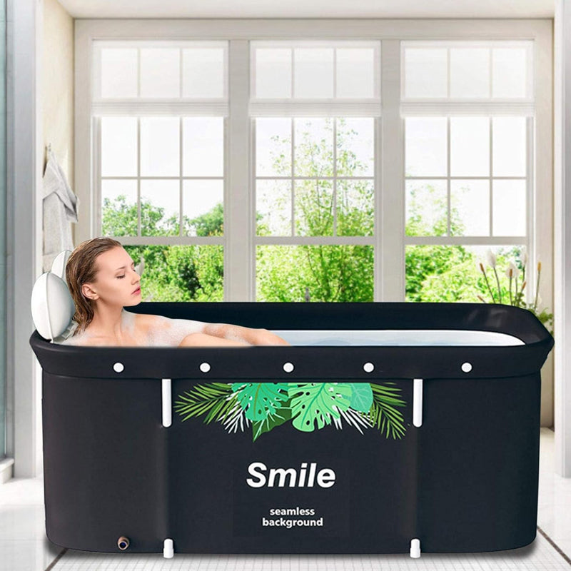 Portable Soaking Bath Tub Adult Dipping Barrel Bathroom Accessory