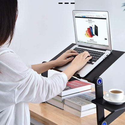 Universal Table Laptop Cooling Stand with Foldable Mouse Pad Holder_12