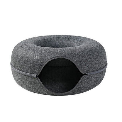 Detachable Donut Shape Pet Bed Cat and Dog Washable