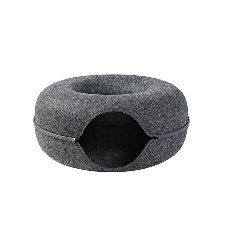 Detachable Donut Shape Pet Bed Cat and Dog Washable