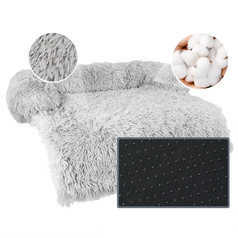 Portable Furniture Mat Protector with Washable Cover Pet Cushion