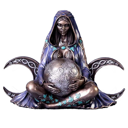 Millennial Gaia Resin Statue Mother Earth Goddess Art Figurine Garden Decor_0