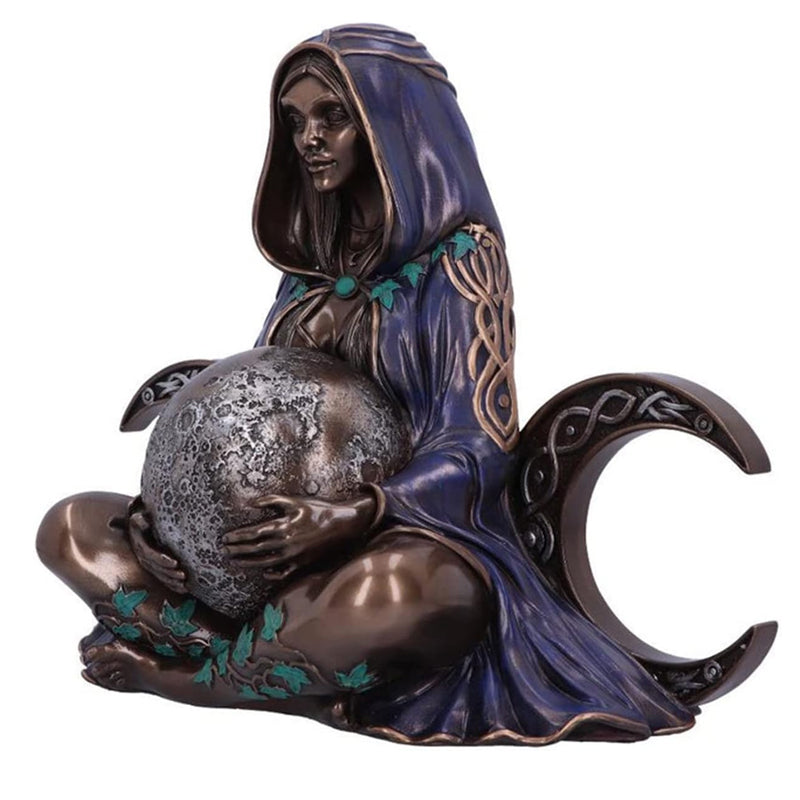 Millennial Gaia Resin Statue Mother Earth Goddess Art Figurine Garden Decor_2