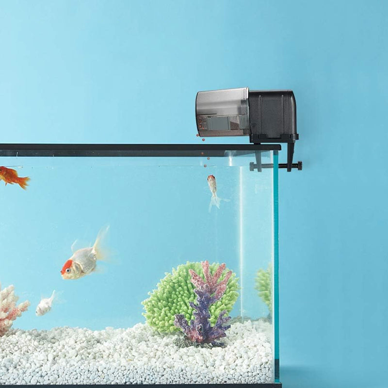 Wi-Fi Enabled Automatic Pet Fish Feeder Food Dispenser- USB Powered