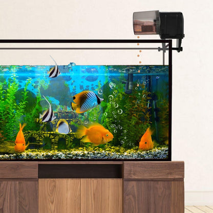 Wi-Fi Enabled Automatic Pet Fish Feeder Food Dispenser- USB Powered