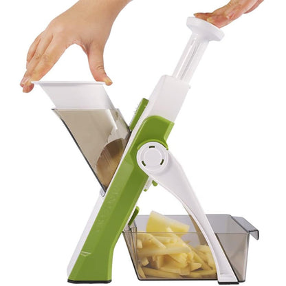 4-in-1 Safe and Steady Mandolin Vegetable Slicer Ingredient Chopper_15