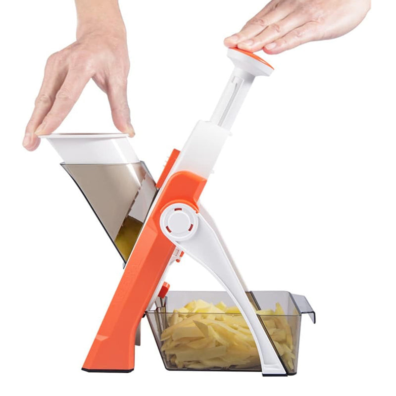 4-in-1 Safe and Steady Mandolin Vegetable Slicer Ingredient Chopper_16