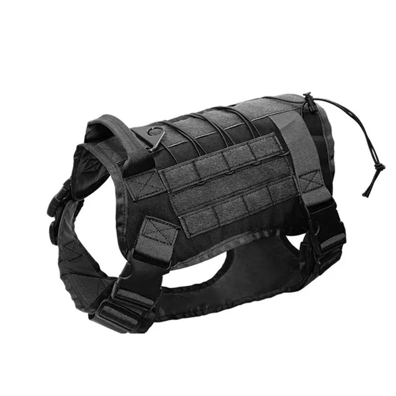 No Pull Adjustable Reflective Tactical Harness for Military Service Dogs