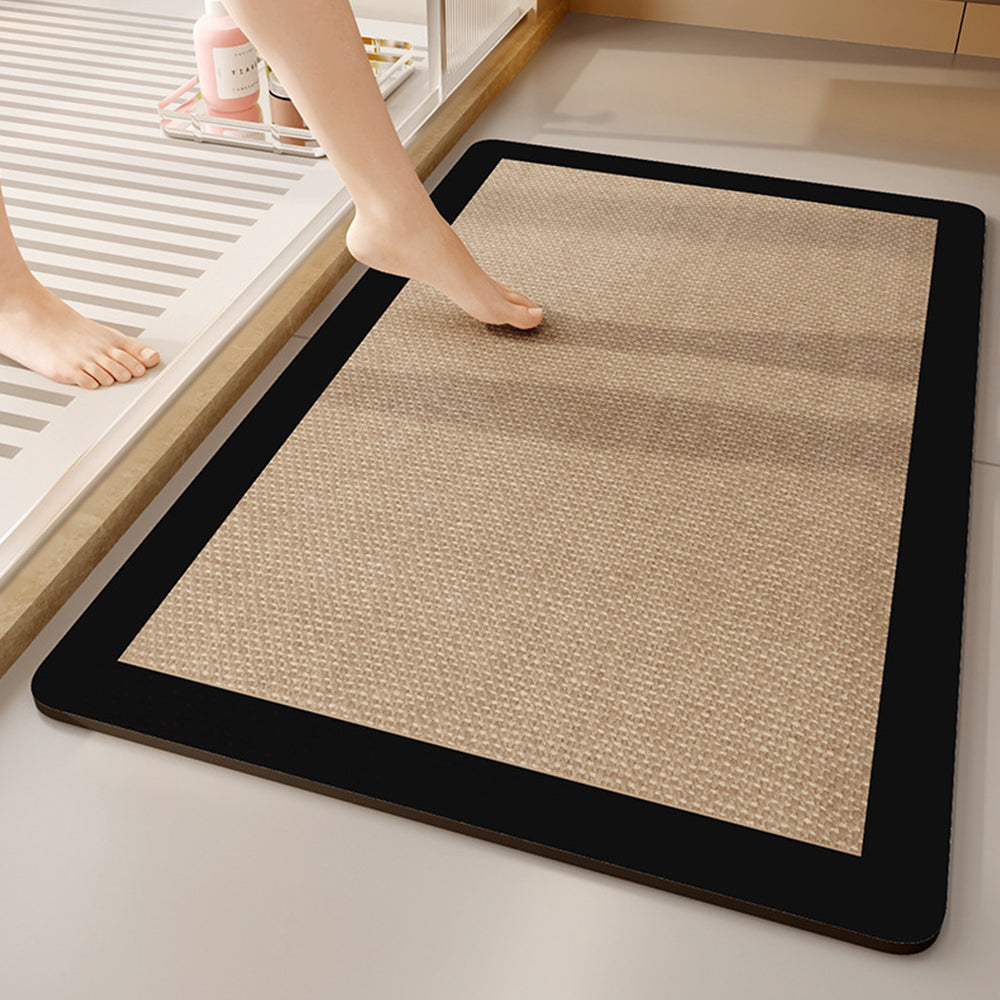 COMFEYA Super Absorbent Diatom Mud Mat Quick-Drying Bathroom and Kitchen Floor Mat