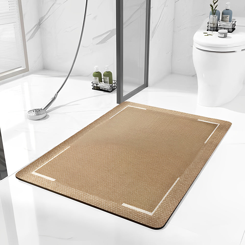 COMFEYA Super Absorbent Diatom Mud Mat Quick-Drying Bathroom and Kitchen Floor Mat