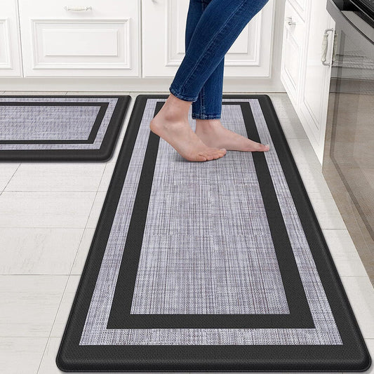 COMFEYA 2 Pack Non-Skid Waterproof Kitchen Mat