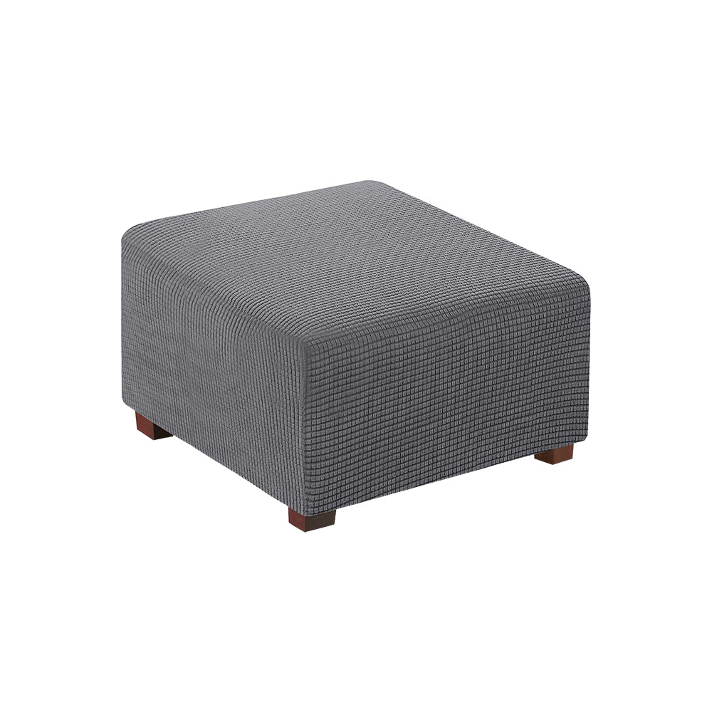 COMFEYA Square Ottoman Cover Premium Furniture Protector with Elastic Bottom_24