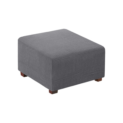 COMFEYA Square Ottoman Cover Premium Furniture Protector with Elastic Bottom_25