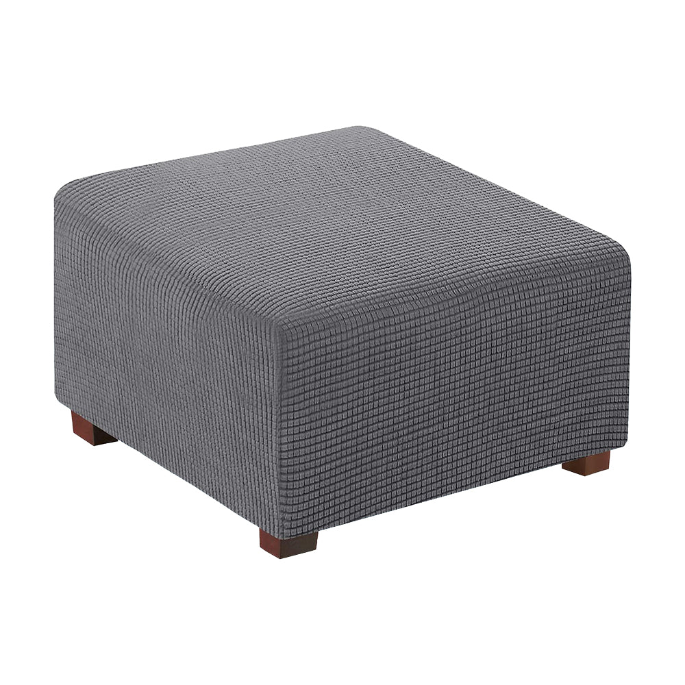 COMFEYA Square Ottoman Cover Premium Furniture Protector with Elastic Bottom_26