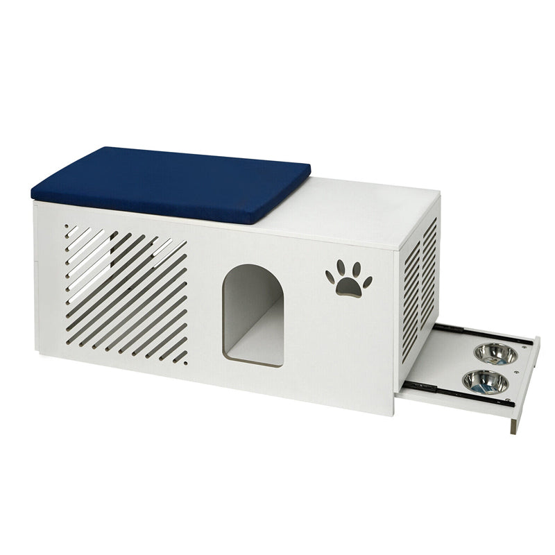 Cat Litterbox Enclosure Modern Designed Hidden Pet Litter Washroom