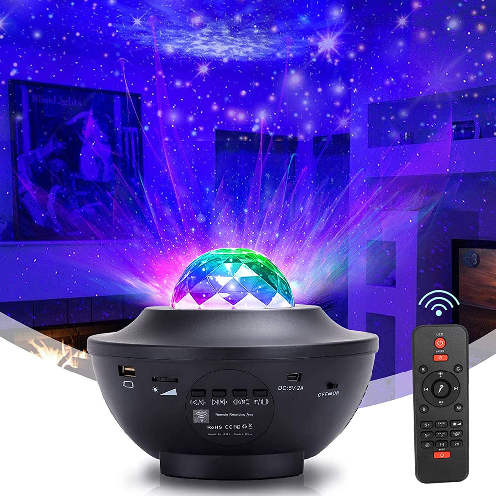 LED Night Lamp Projector Rotating Light -USB Power Supply