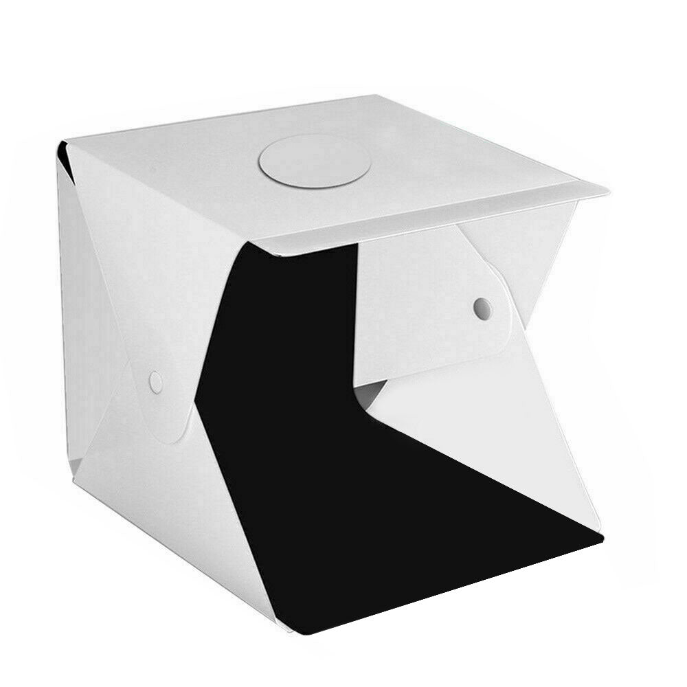 40CM Light Foldable Photo Studio Portable Mini Photography Box Led Kit Tent Cube-USB Plugged-in