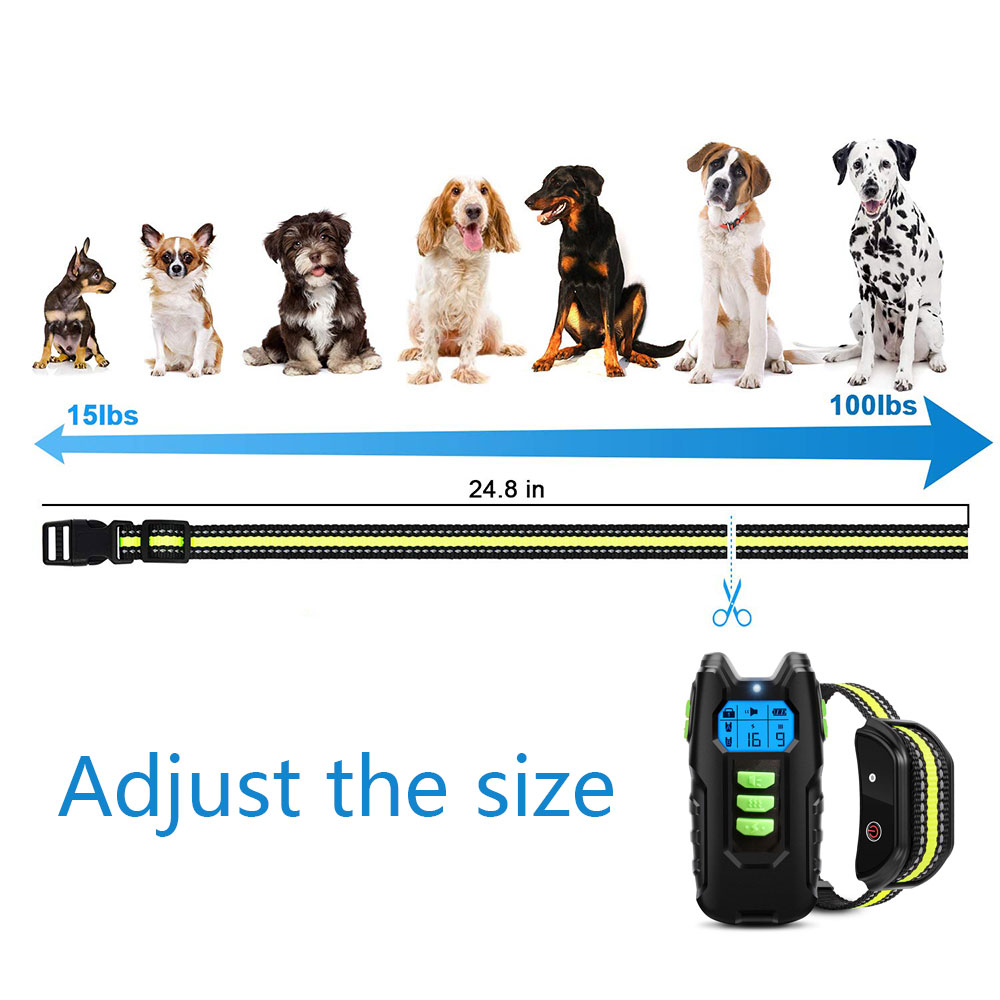 Dog Training Collar Compact Anti Barking Remote Control Stop Bark Waterproof