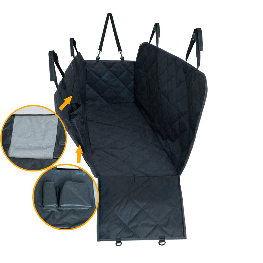 Waterproof Car Seat Protector and Pet Back Seat Hammock