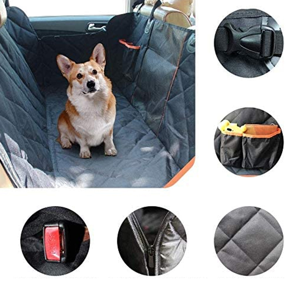 Waterproof Car Seat Protector and Pet Back Seat Hammock