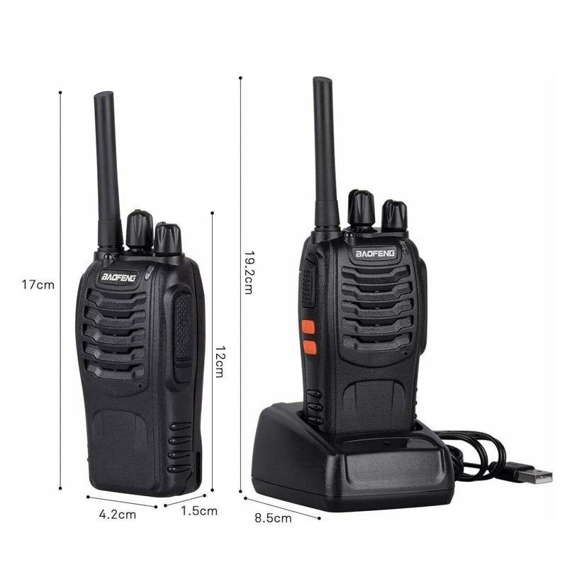 2 Pcs Two-Way Portable Walkie Talkie Radio Kid’s Toy- USB Rechargeable