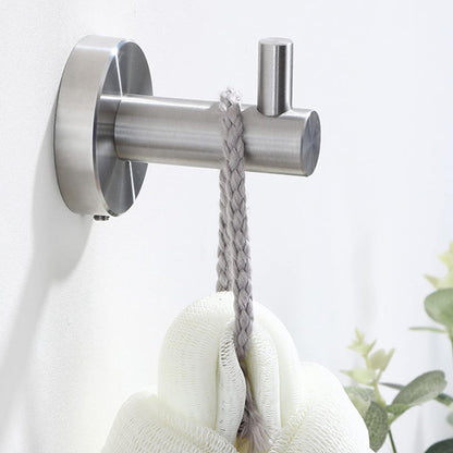 Wall Mounted Stainless Steel Towel Toilet Paper Hook Robe Holder Bathroom Rack