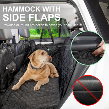 PETSWOL Waterproof Dog Seat Cover For Back Seat