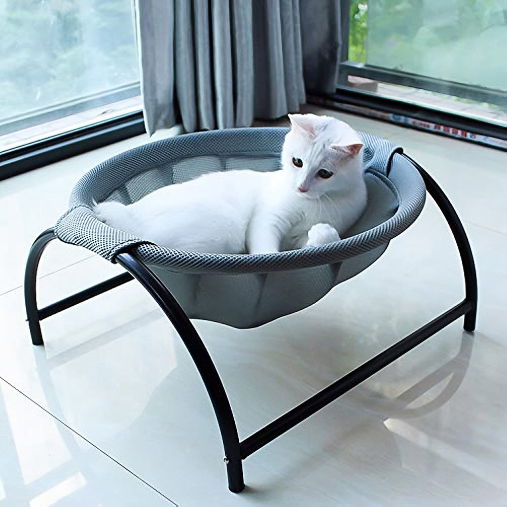 PETSWOL Elevated Cat Bed Dog Bed Pet Hammock Bed